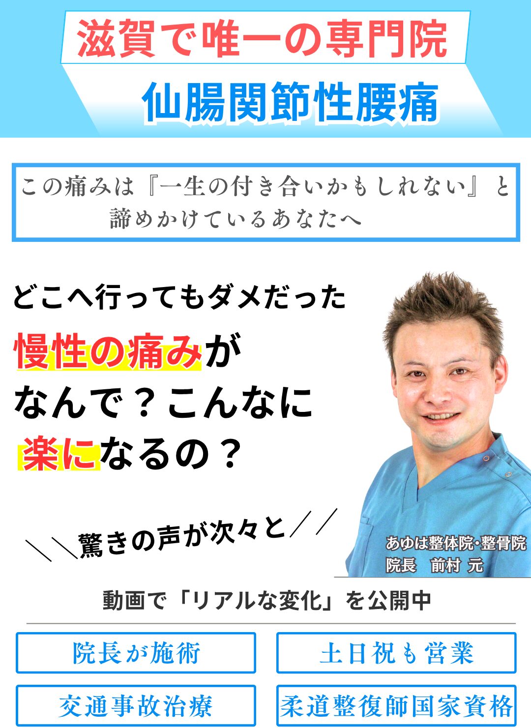 仙腸関節性腰痛のトップ画像